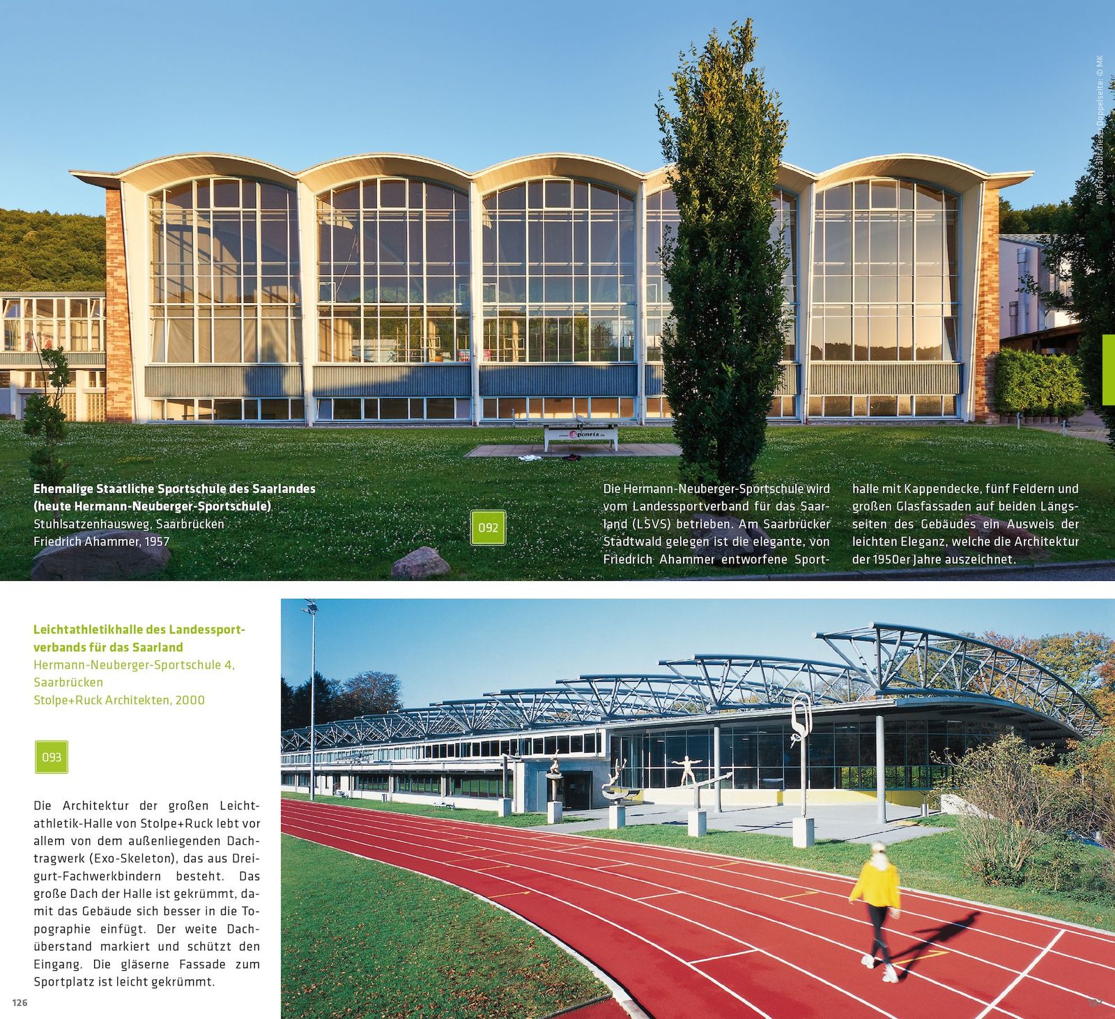 Ehemalige Staatliche Sportschule des Saarlandes und Leichtathletikhalle