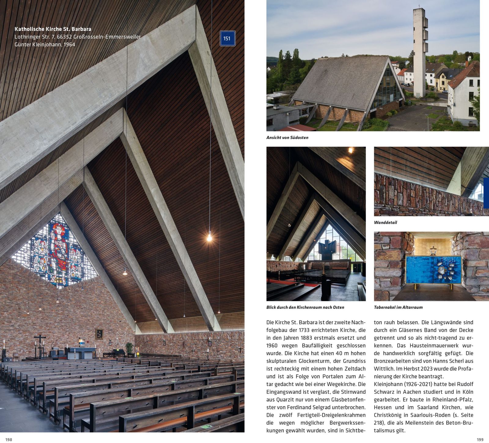 Katholische Kirche St. Barbara in Großrosseln-Emmersweiler von Günter Kleinjohann