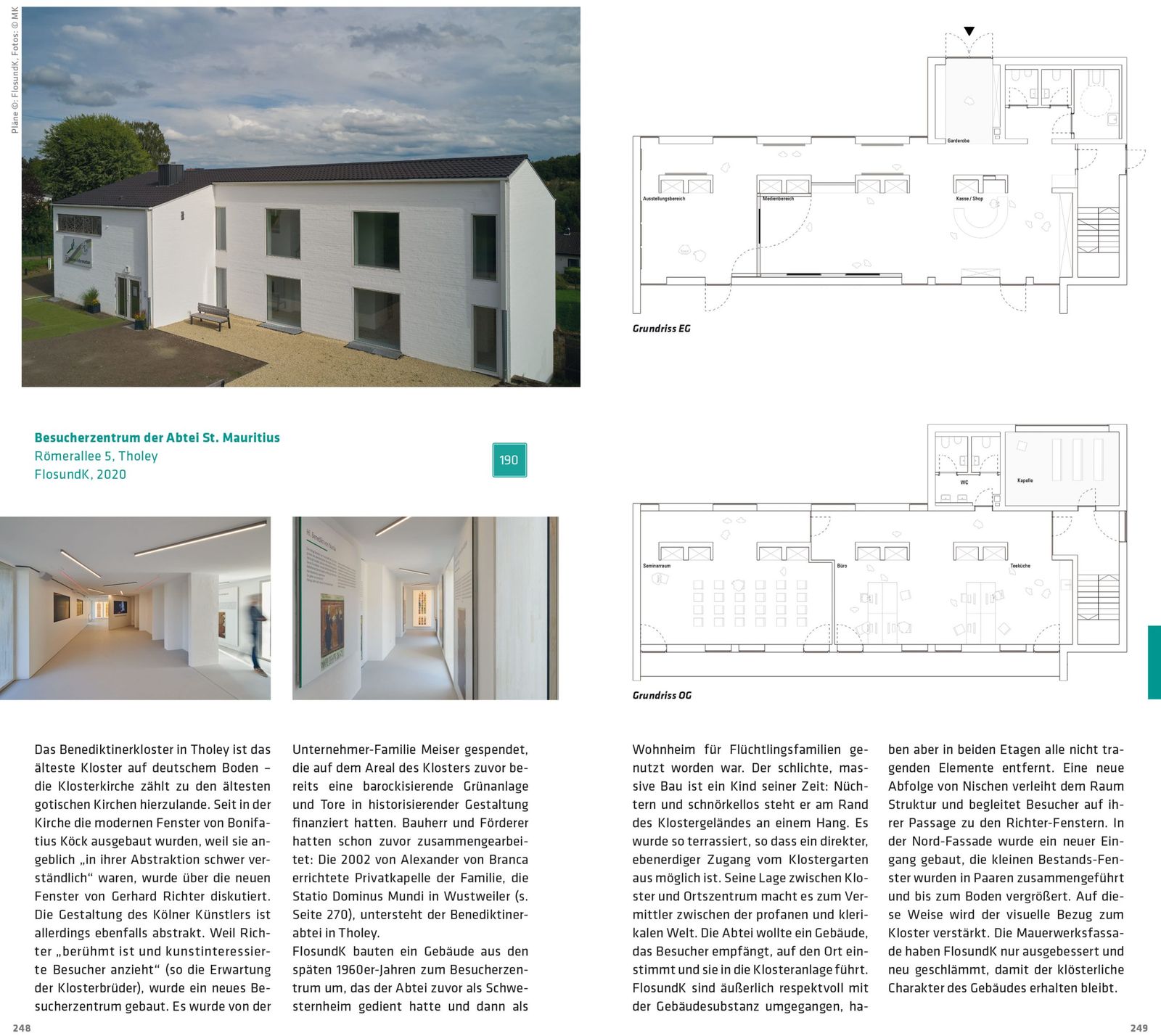 Besucherzentrum des Klosters St. Mauritius in Tholey von FlosundK Architekten