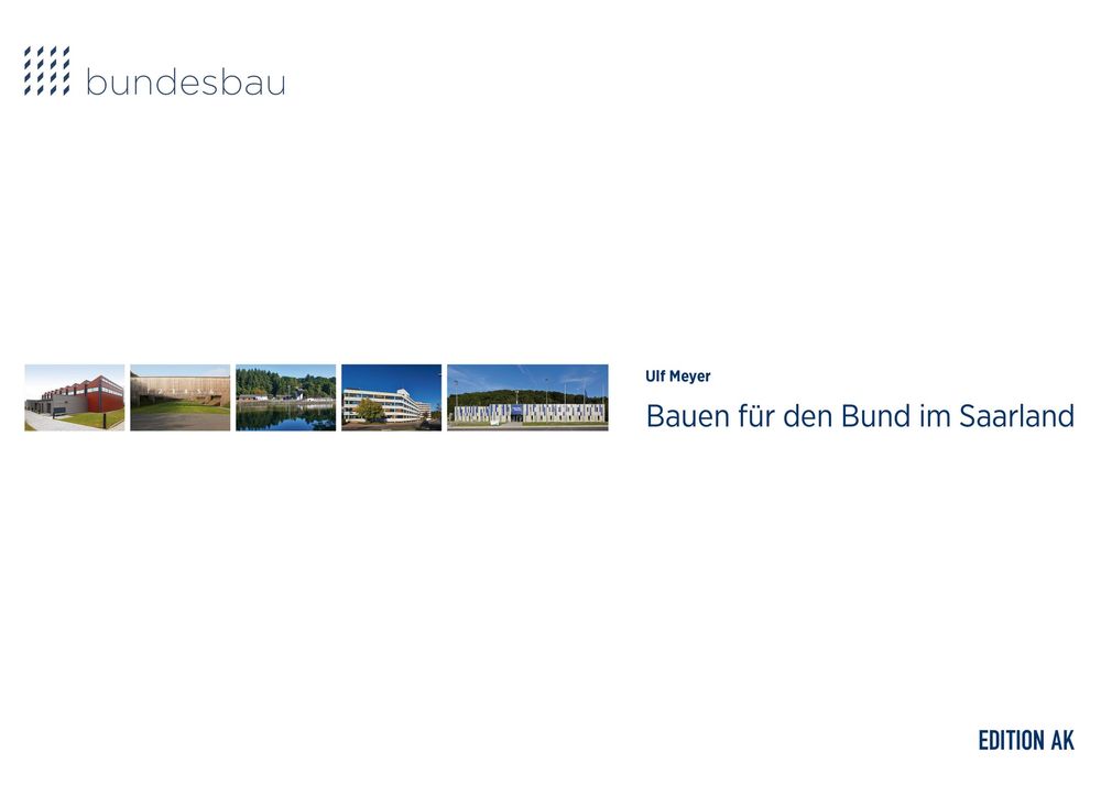 Buchcover: Bauen für den Bund im Saarland