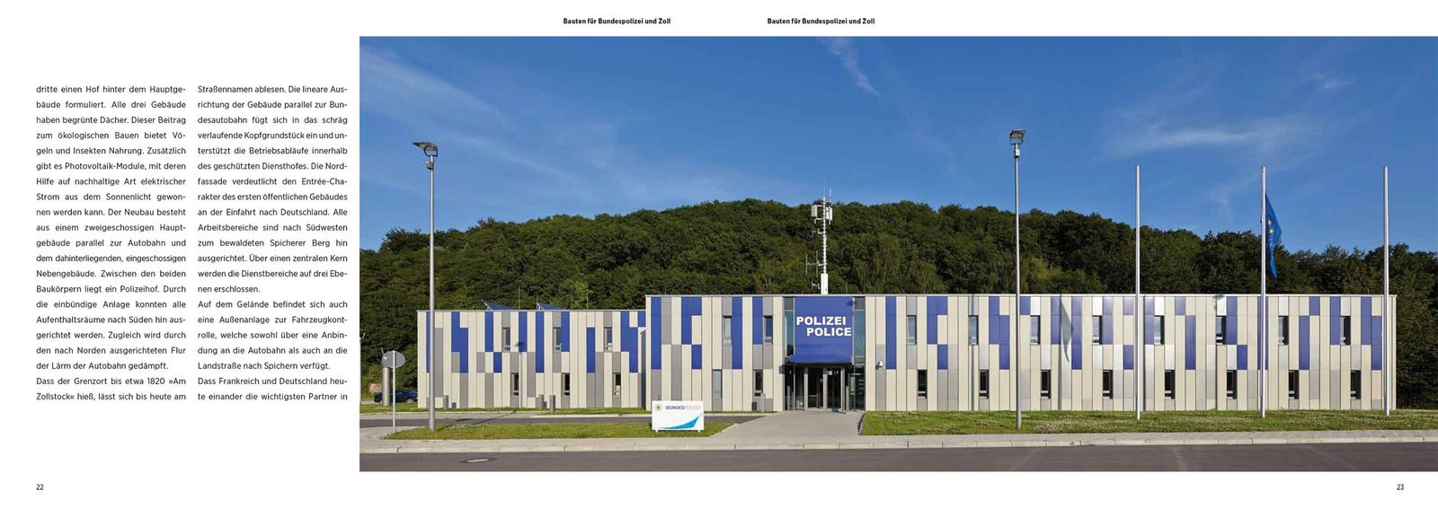 Das Revier der Bundespolizei in Saarbrücken von Hepp+Zenner Architekten
