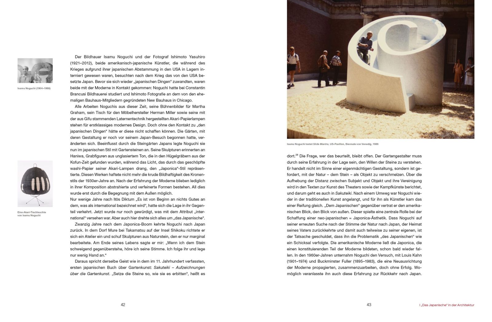 Doppelseite aus »Das Japanische« in der Architektur (S. 42–43)