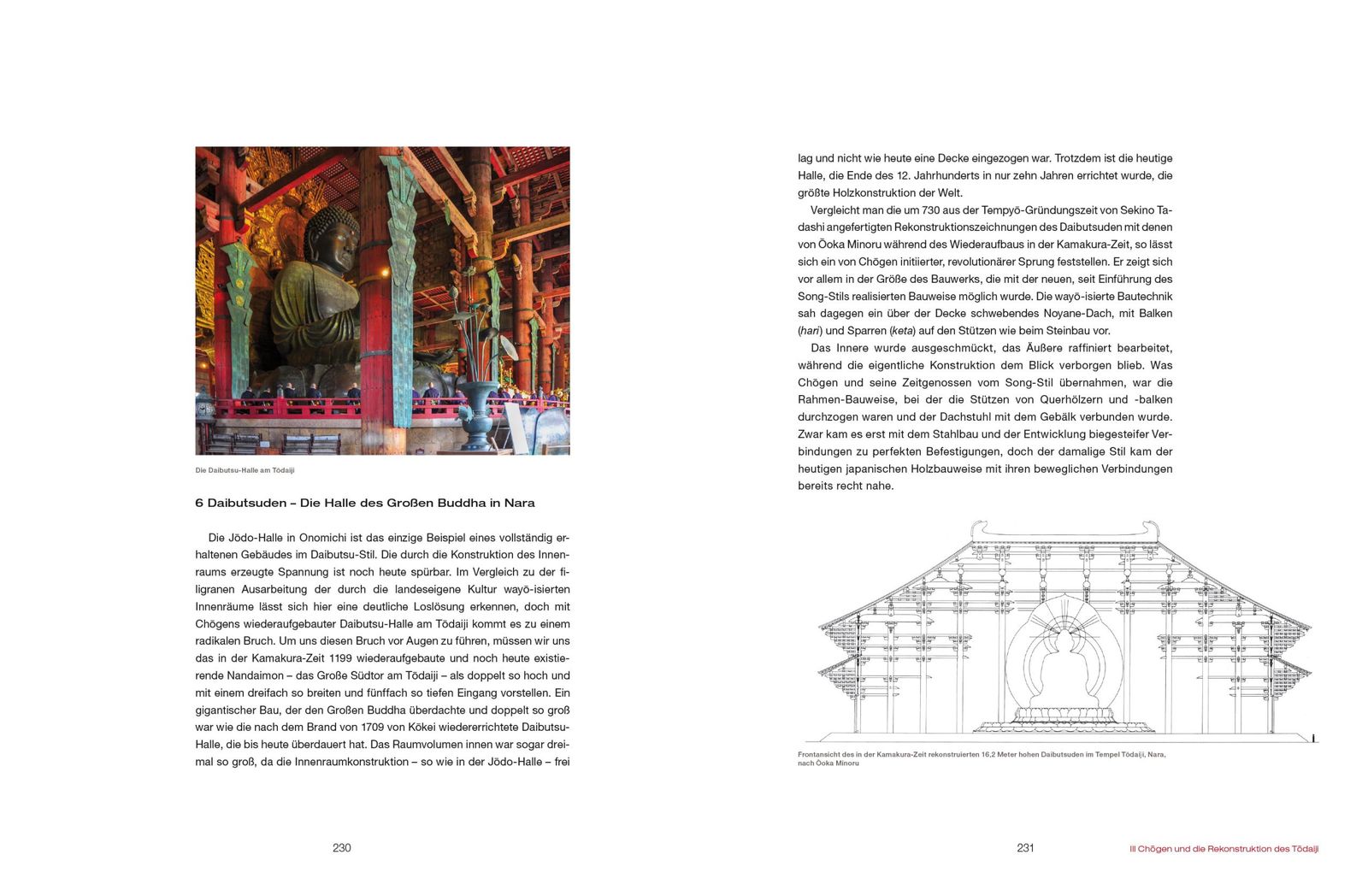 Doppelseite aus »Das Japanische« in der Architektur (S. 230–231)
