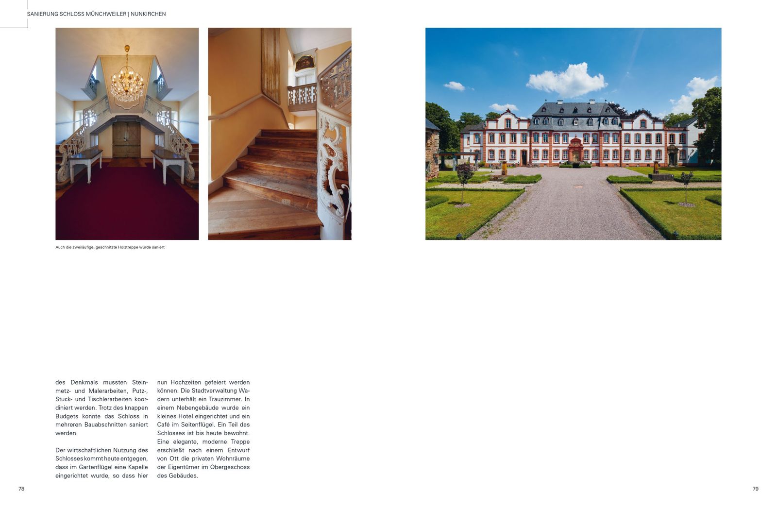 Die Sanierung von Schloss Münchweiler in Nunkirchen