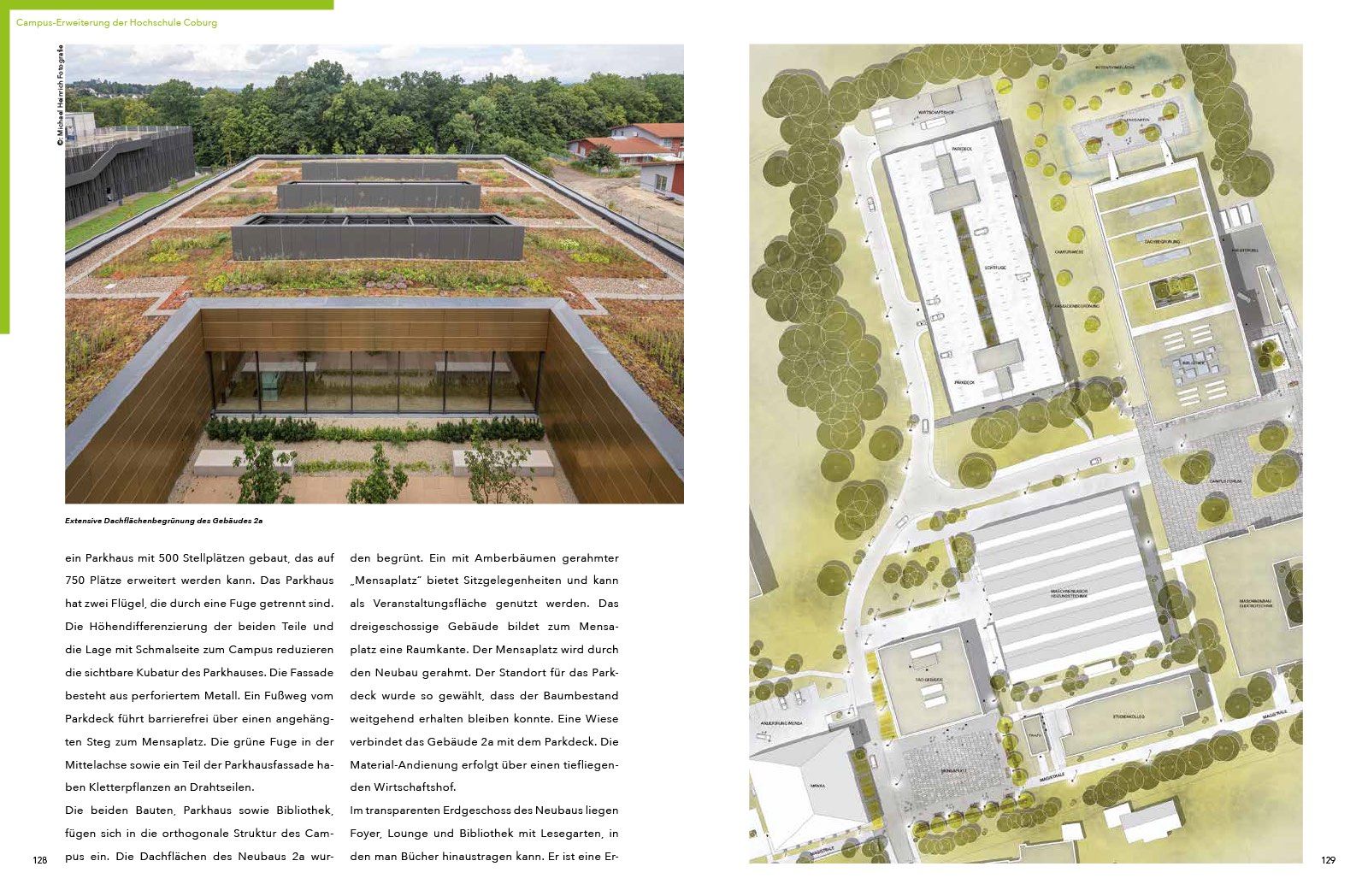 Detailreiche Präsentationspläne – hier der Campus der Hochschule Coburg