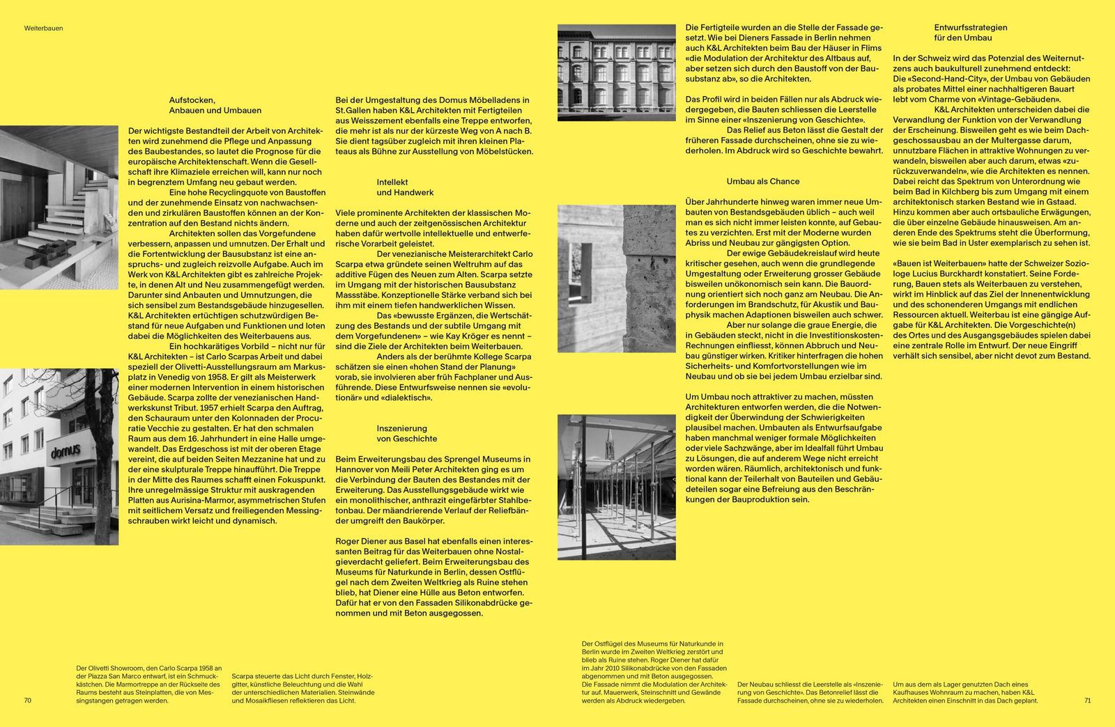Essay zum Weiterbauen im Bestand, einer Paradedisziplin von K&L Architekten