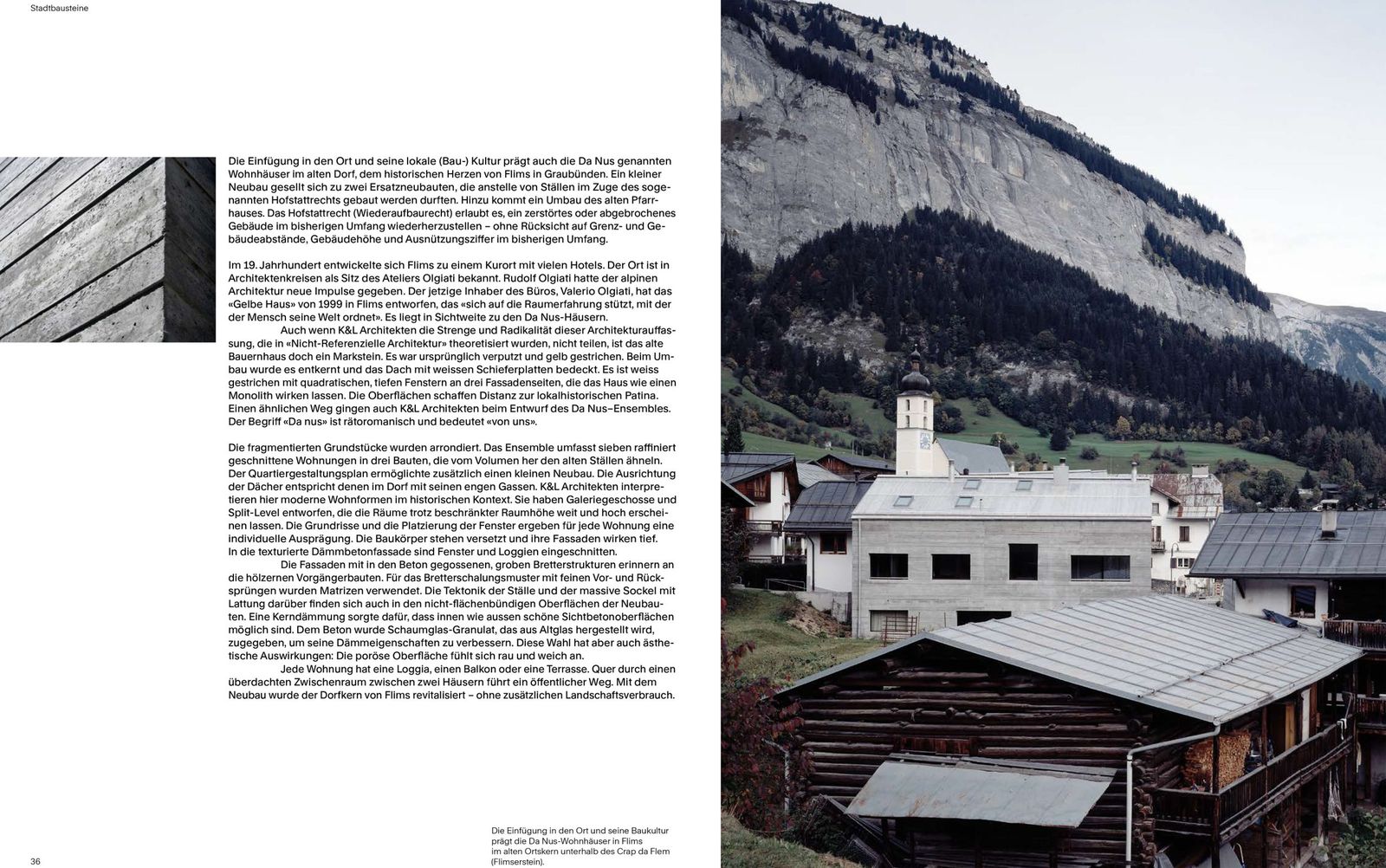 Wohnhaus »Da Nus« in Flims